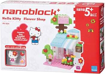 新品未使用　花と蝶　キティ　ブロック　メモ 腕時計 ハローキティー ナノブロック 選べる4色 新品未使用 着せ